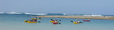 Kayaking group